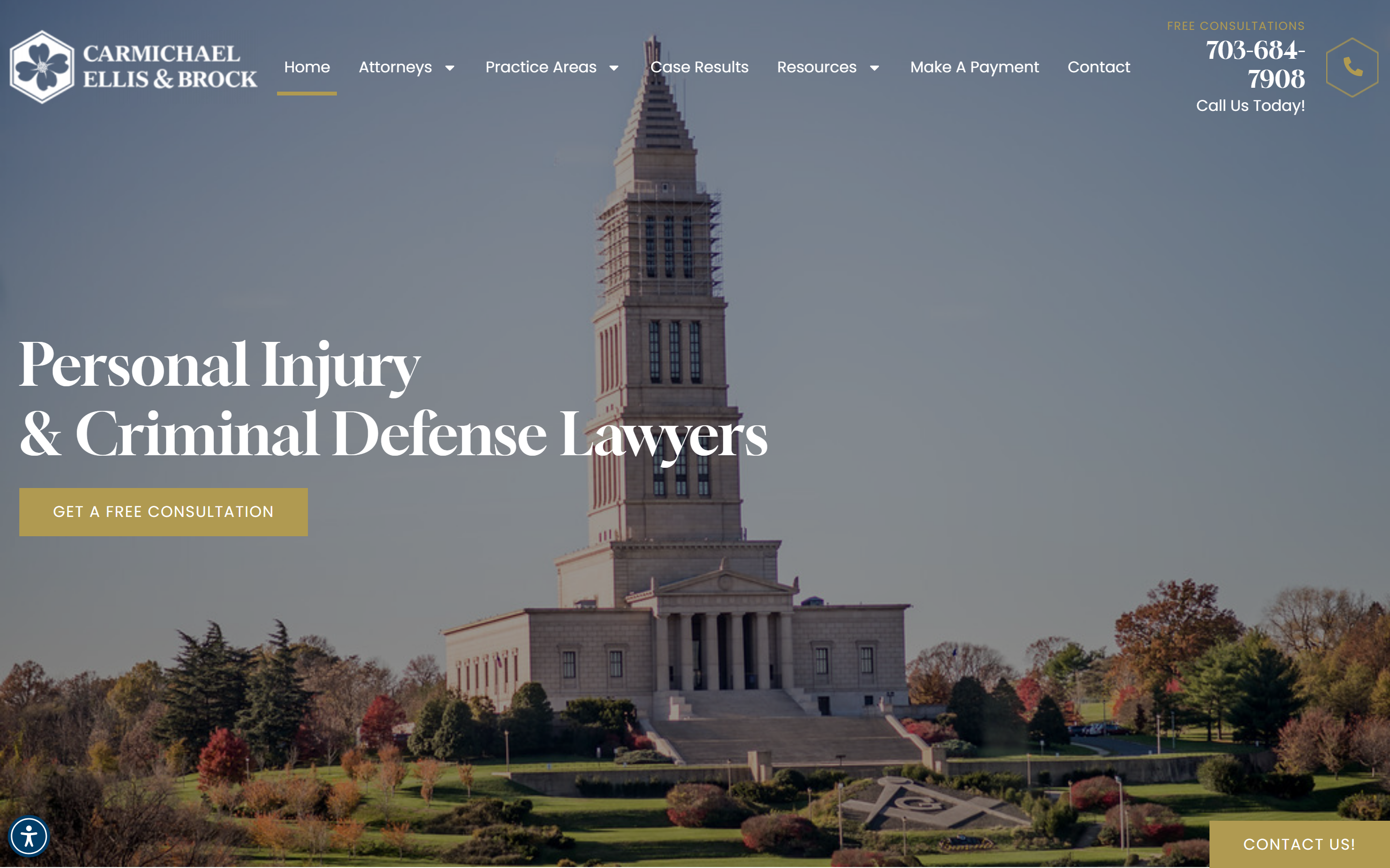 Carmichael Legal screenshot