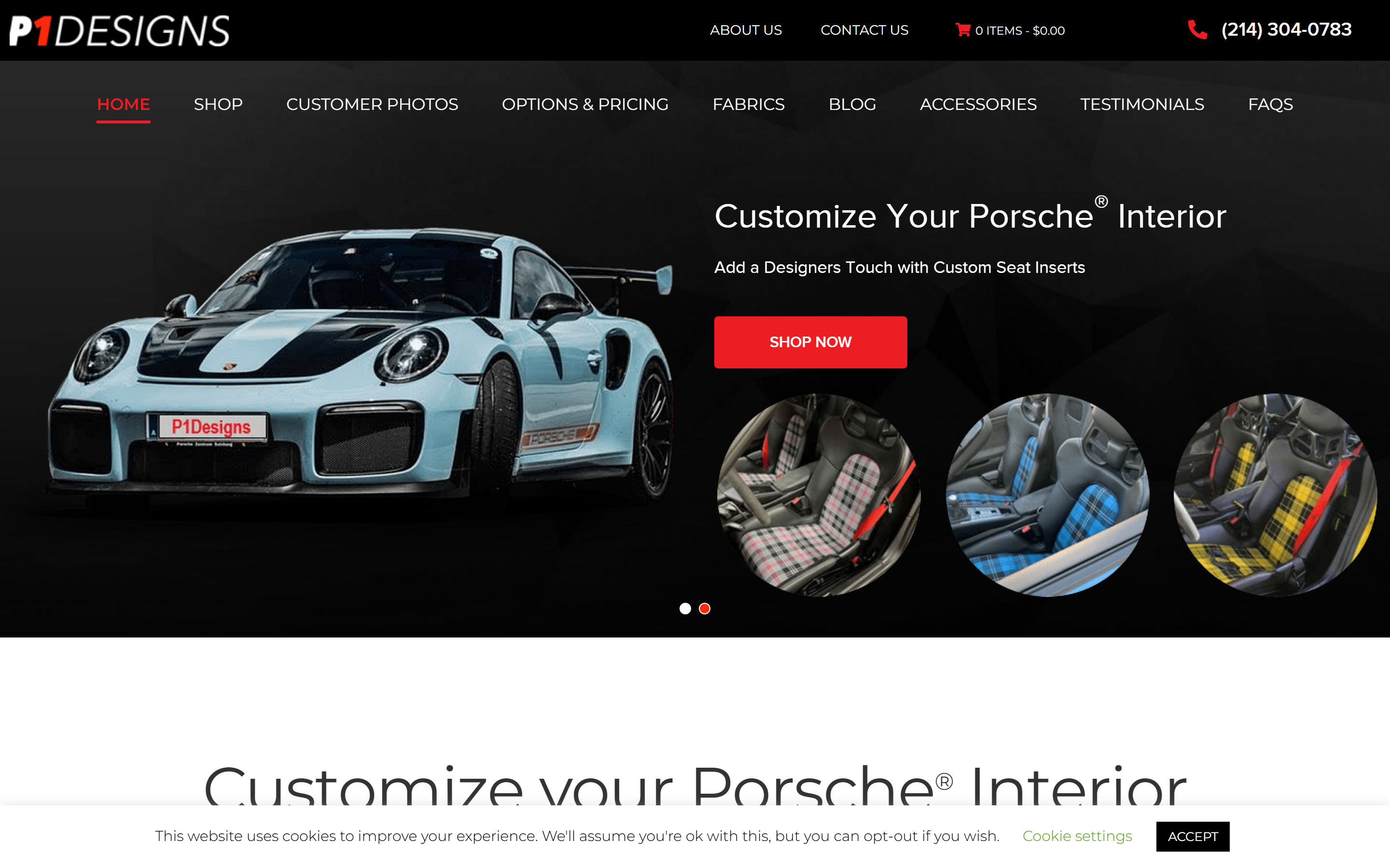 P1 Designs screenshot